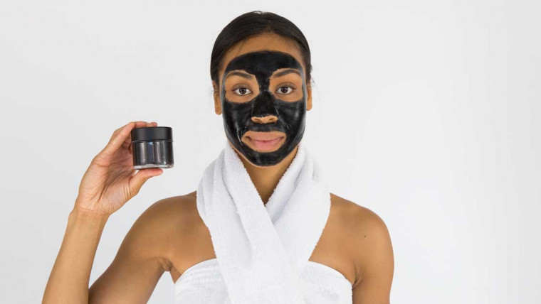 crna maska za lice